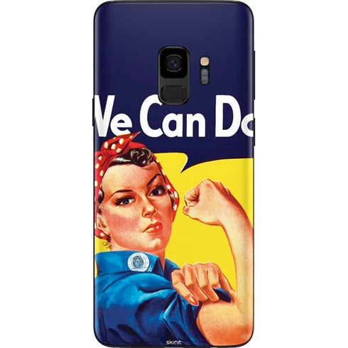 Rosie The Riveter Vintage War Poster Galaxy S9 Skin